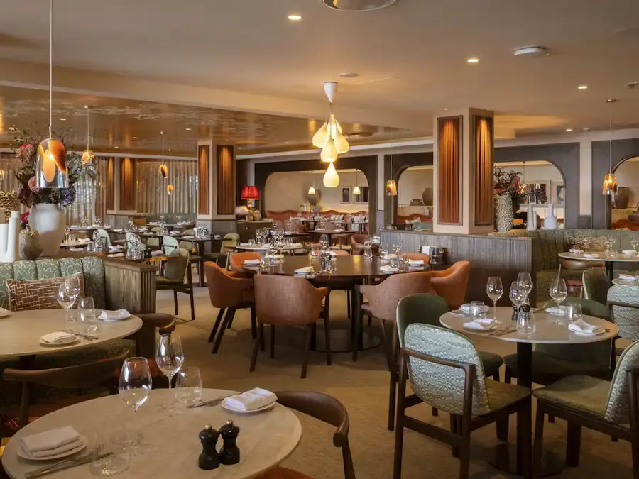 Infinity Surfaces porcelain tables at Cicoria restaurant (photo: John Carey)